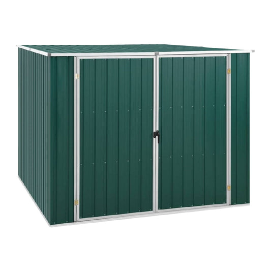 Garden Storage Shed for Outdoor Use in Galvanized Steel - 180 x 90 x 120