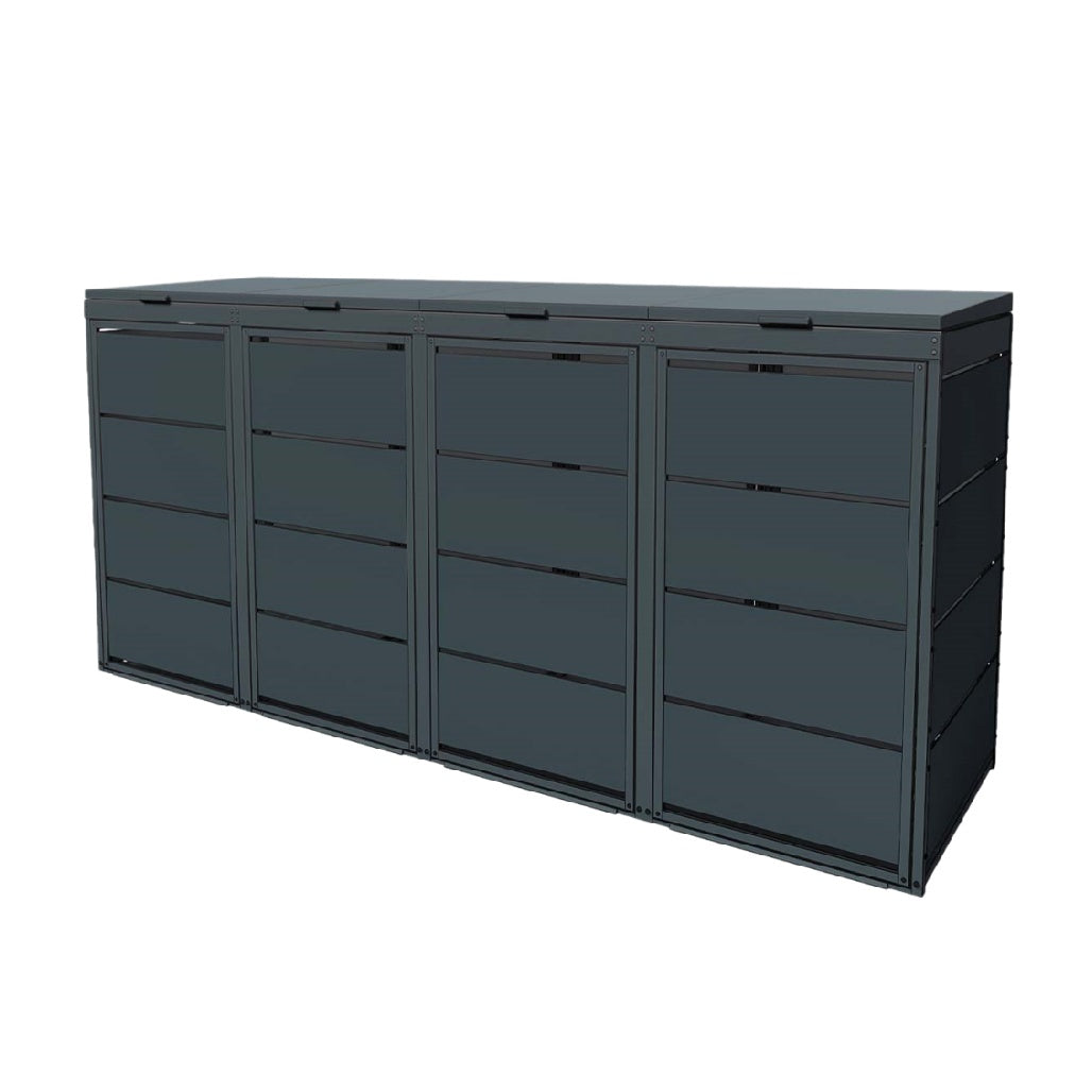 Storage Cabinet for Office or Home Use in Metal - 150 x 40 x 80